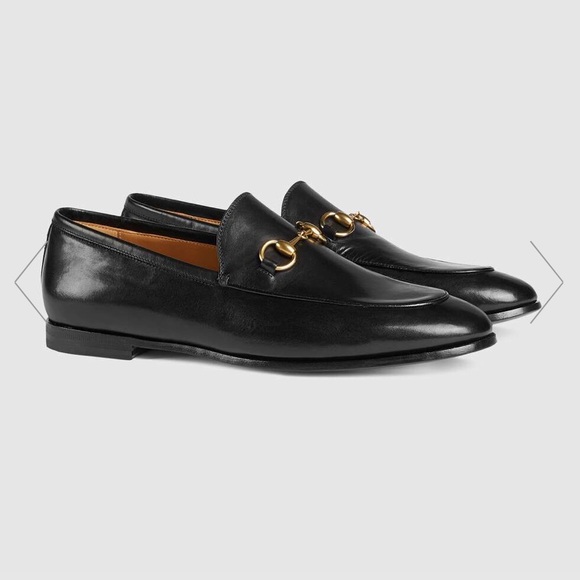 Gucci’s Jordaan Women’s Horsebit Loafers in Black - Picture 3 of 4